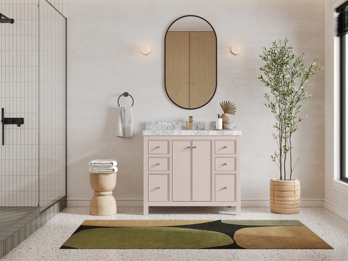 Chicago 42 in. W x 22 in. D Single Sink Bathroom Vanity - Willow Bath and Vanity