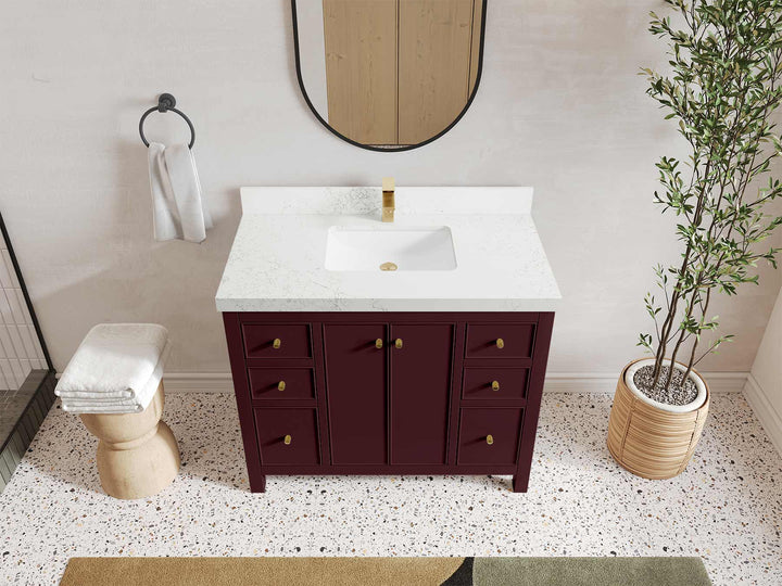 Chicago 42 in. W x 22 in. D Single Sink Bathroom Vanity - photo 30