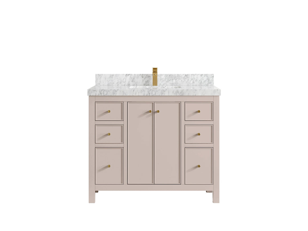 Chicago 42 in. W x 22 in. D Single Sink Bathroom Vanity - Willow Bath and Vanity