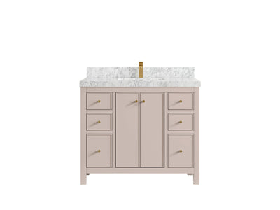 Chicago 42 in. W x 22 in. D Single Sink Bathroom Vanity - Willow Bath and Vanity