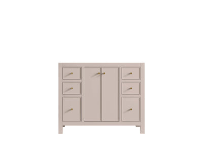 Chicago 42 in. W x 22 in. D Single Sink Bathroom Vanity - Willow Bath and Vanity