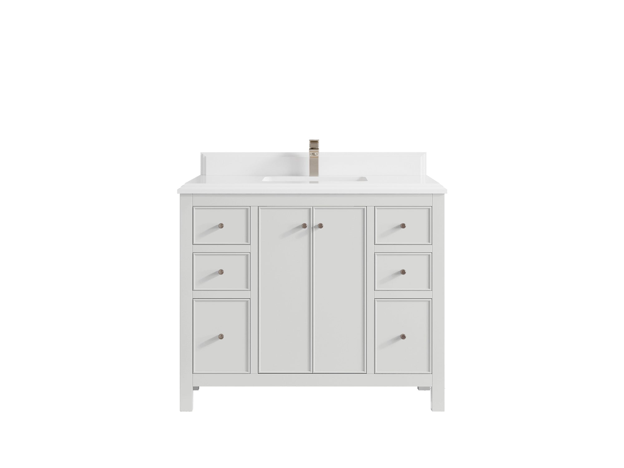 Chicago 42 in. W x 22 in. D Single Sink Bathroom Vanity - Willow Bath and Vanity