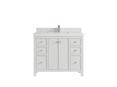Chicago 42 in. W x 22 in. D Single Sink Bathroom Vanity - Willow Bath and Vanity