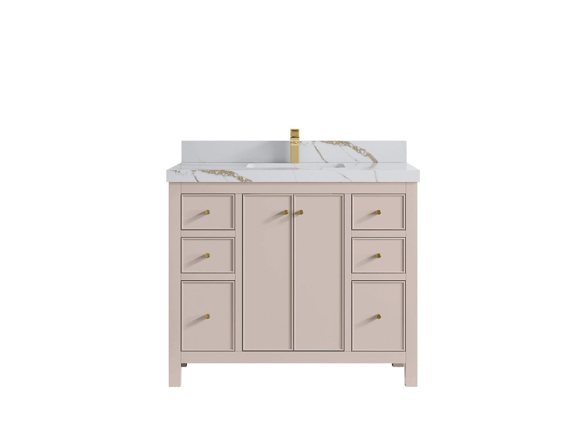 Chicago 42 in. W x 22 in. D Single Sink Bathroom Vanity - Willow Bath and Vanity