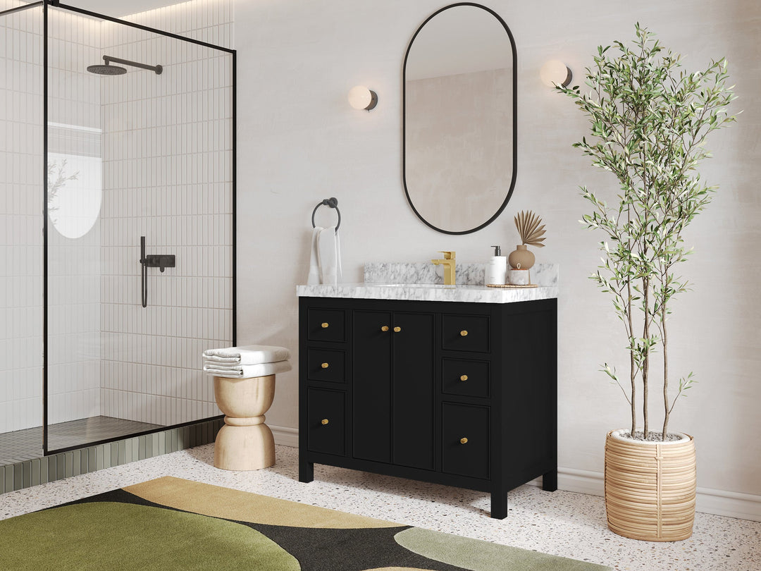 Chicago 42 in. W x 22 in. D Single Sink Bathroom Vanity - Willow Bath and Vanity