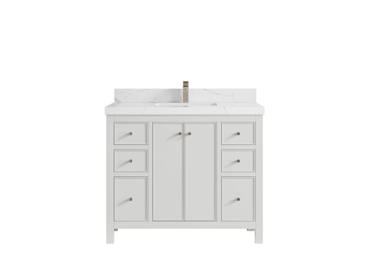 Chicago 42 in. W x 22 in. D Single Sink Bathroom Vanity - Willow Bath and Vanity