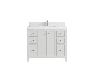 Chicago 42 in. W x 22 in. D Single Sink Bathroom Vanity - Willow Bath and Vanity