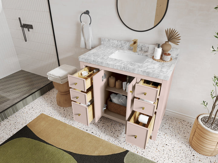 Chicago 42 in. W x 22 in. D Single Sink Bathroom Vanity - photo 3