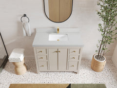 Chicago 42 in. W x 22 in. D Single Sink Bathroom Vanity - photo 12