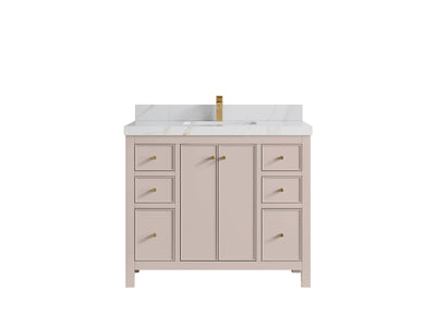 Chicago 42 in. W x 22 in. D Single Sink Bathroom Vanity - Willow Bath and Vanity