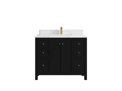Chicago 42 in. W x 22 in. D Single Sink Bathroom Vanity - Willow Bath and Vanity
