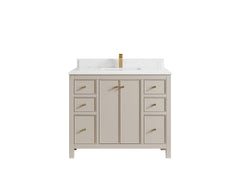 Chicago 42 in. W x 22 in. D Single Sink Bathroom Vanity - photo 25