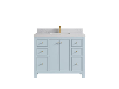 Chicago 42 in. W x 22 in. D Single Sink Bathroom Vanity - Willow Bath and Vanity