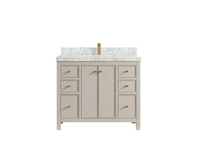 Chicago 42 in. W x 22 in. D Single Sink Bathroom Vanity - Willow Bath and Vanity