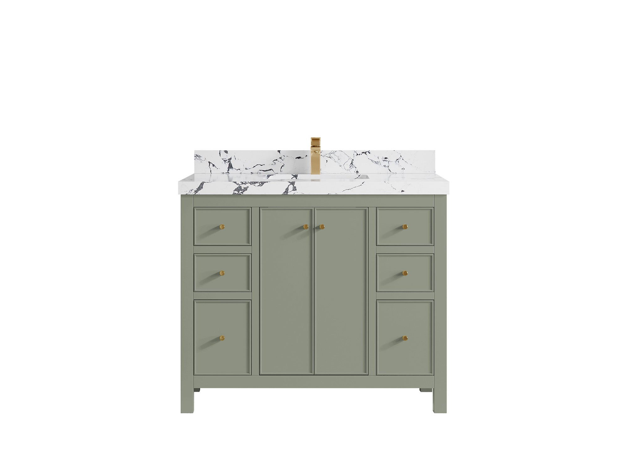 Chicago 42 in. W x 22 in. D Single Sink Bathroom Vanity - Willow Bath and Vanity