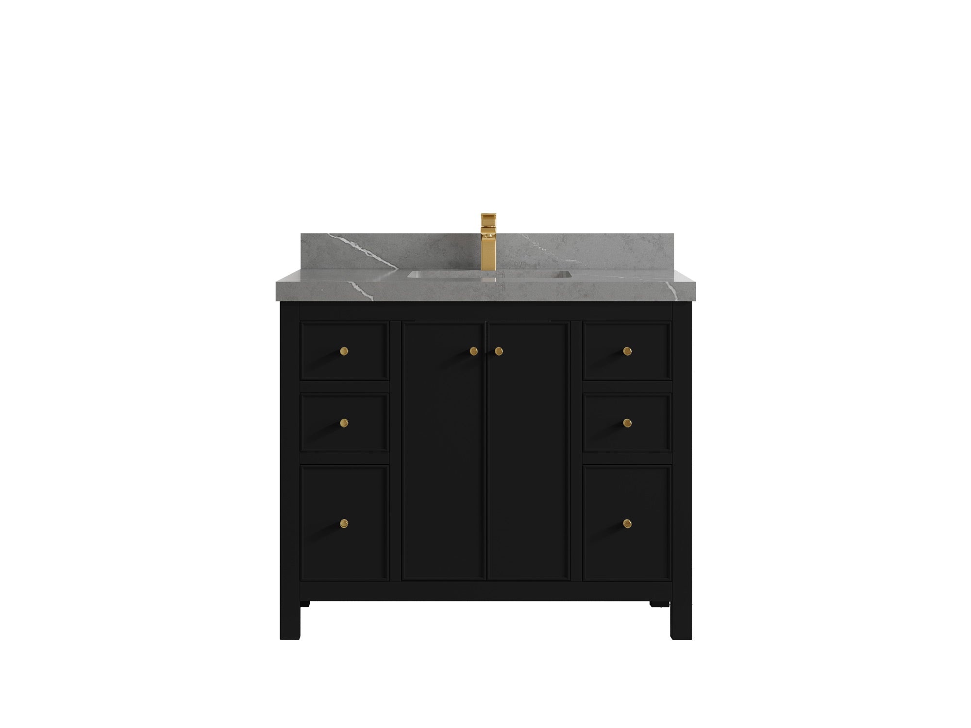 Chicago 42 in. W x 22 in. D Single Sink Bathroom Vanity - Willow Bath and Vanity