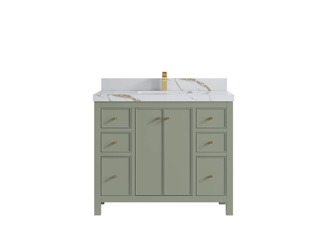 Chicago 42 in. W x 22 in. D Single Sink Bathroom Vanity - Willow Bath and Vanity