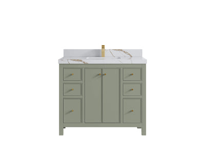 Chicago 42 in. W x 22 in. D Single Sink Bathroom Vanity - Willow Bath and Vanity