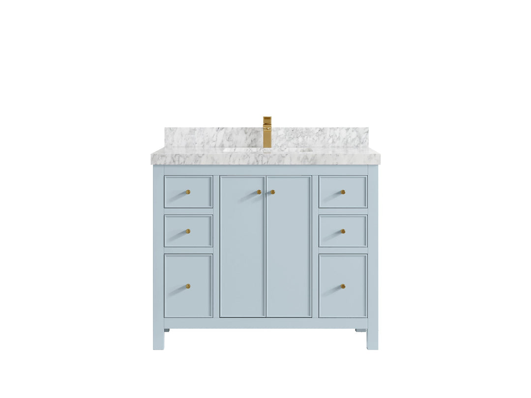 Chicago 42 in. W x 22 in. D Single Sink Bathroom Vanity - Willow Bath and Vanity