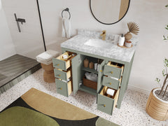 Chicago 42 in. W x 22 in. D Single Sink Bathroom Vanity - photo 3