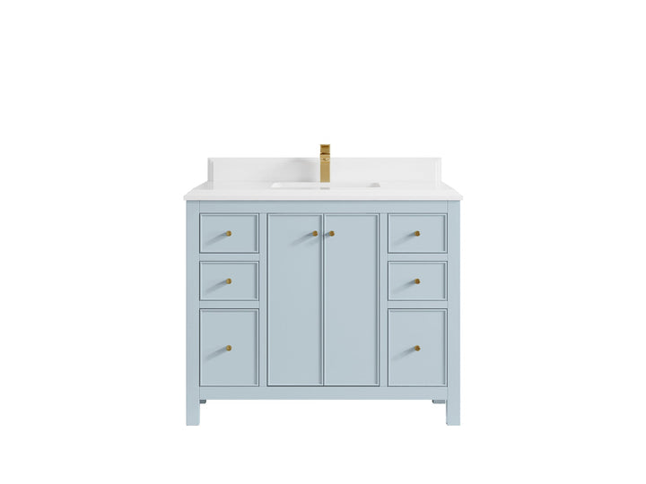 Chicago 42 in. W x 22 in. D Single Sink Bathroom Vanity - photo 29