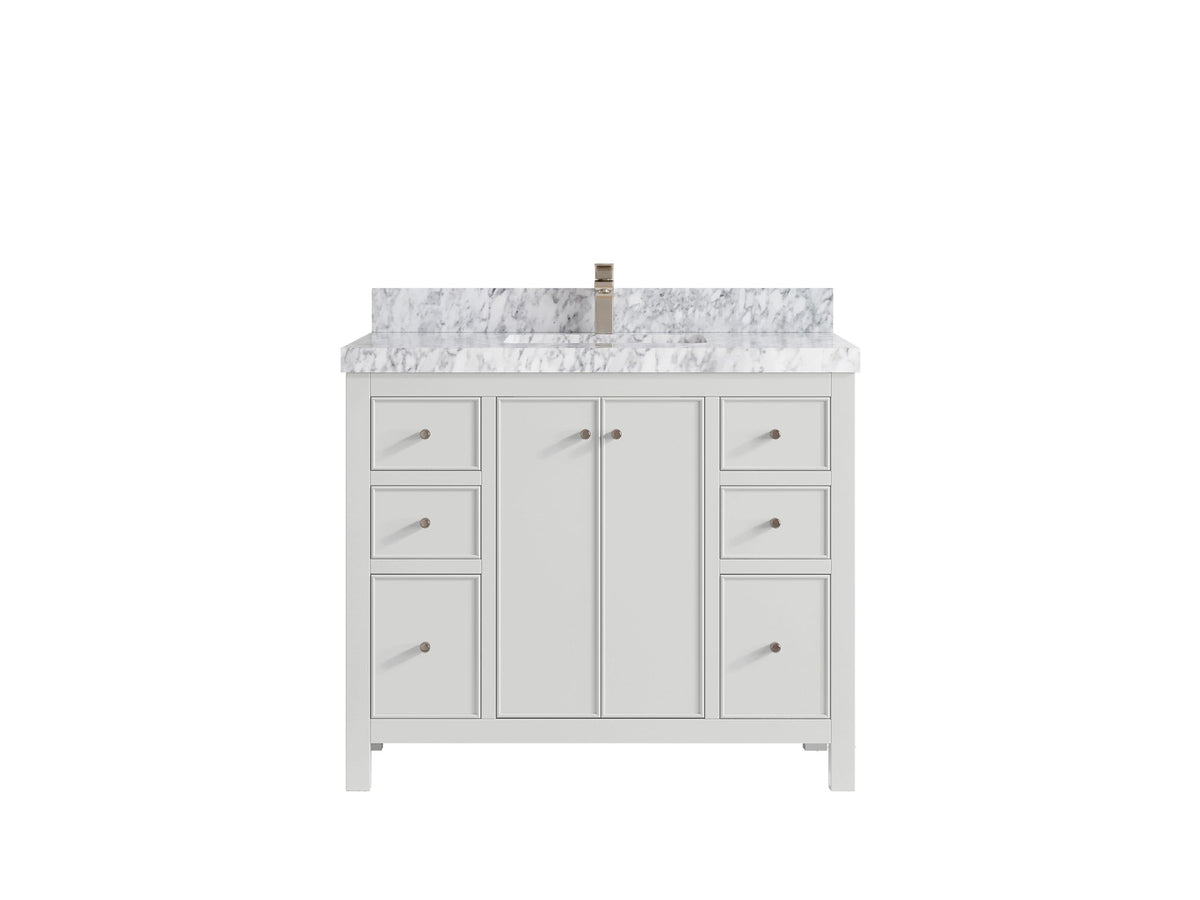 Chicago 42 in. W x 22 in. D Single Sink Bathroom Vanity - Willow Bath and Vanity