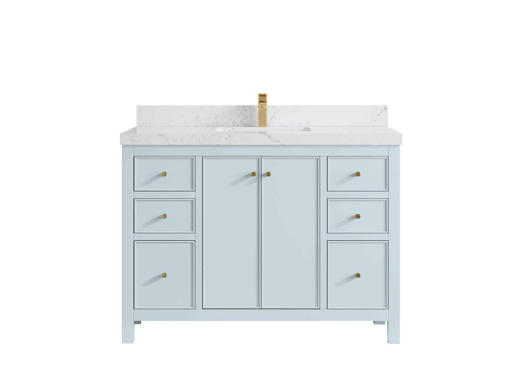 Chicago 48 in. W x 22 in. D Single Sink Bathroom Vanity - Willow Bath and Vanity