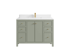 Chicago 48 in. W x 22 in. D Single Sink Bathroom Vanity - photo 29
