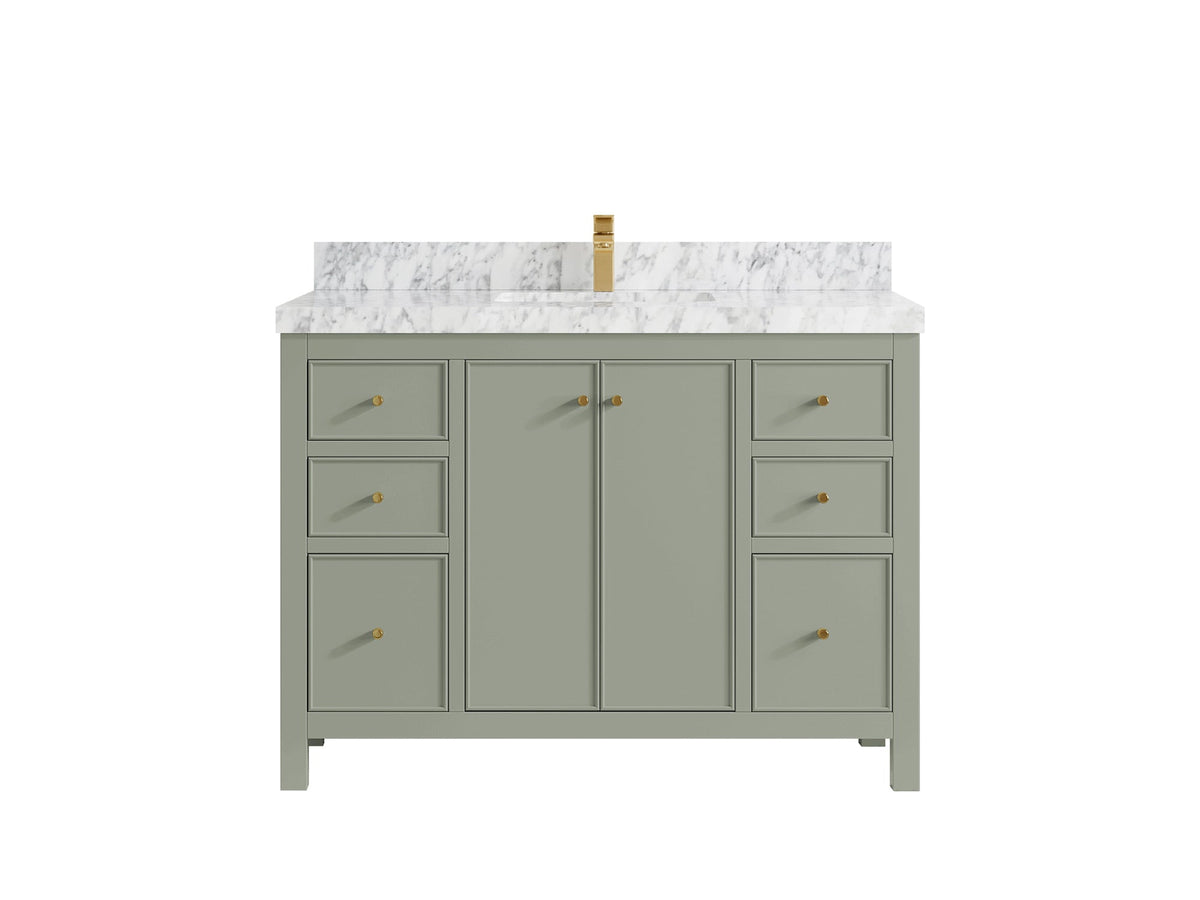 Chicago 48 in. W x 22 in. D Single Sink Bathroom Vanity - Willow Bath and Vanity