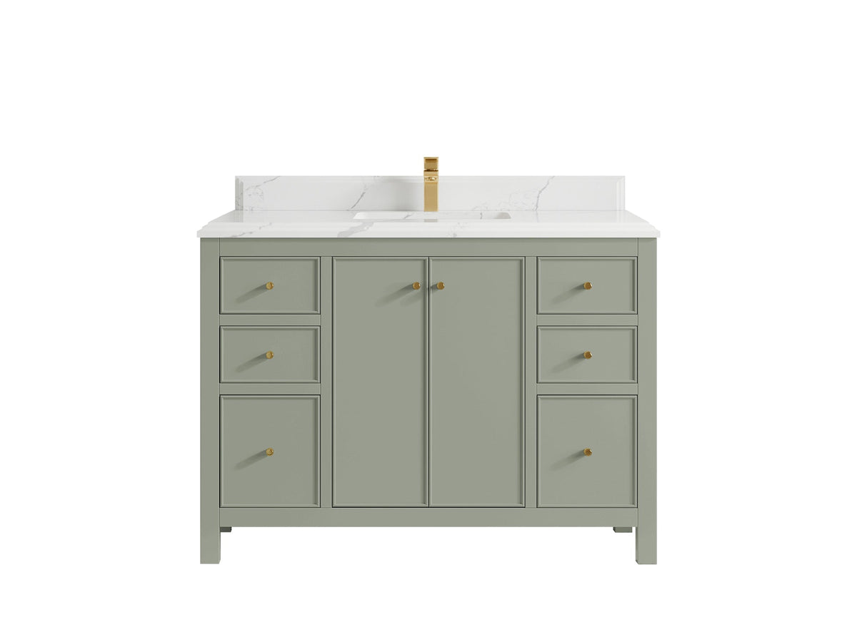 Chicago 48 in. W x 22 in. D Single Sink Bathroom Vanity - Willow Bath and Vanity