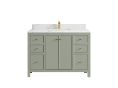 Chicago 48 in. W x 22 in. D Single Sink Bathroom Vanity - Willow Bath and Vanity