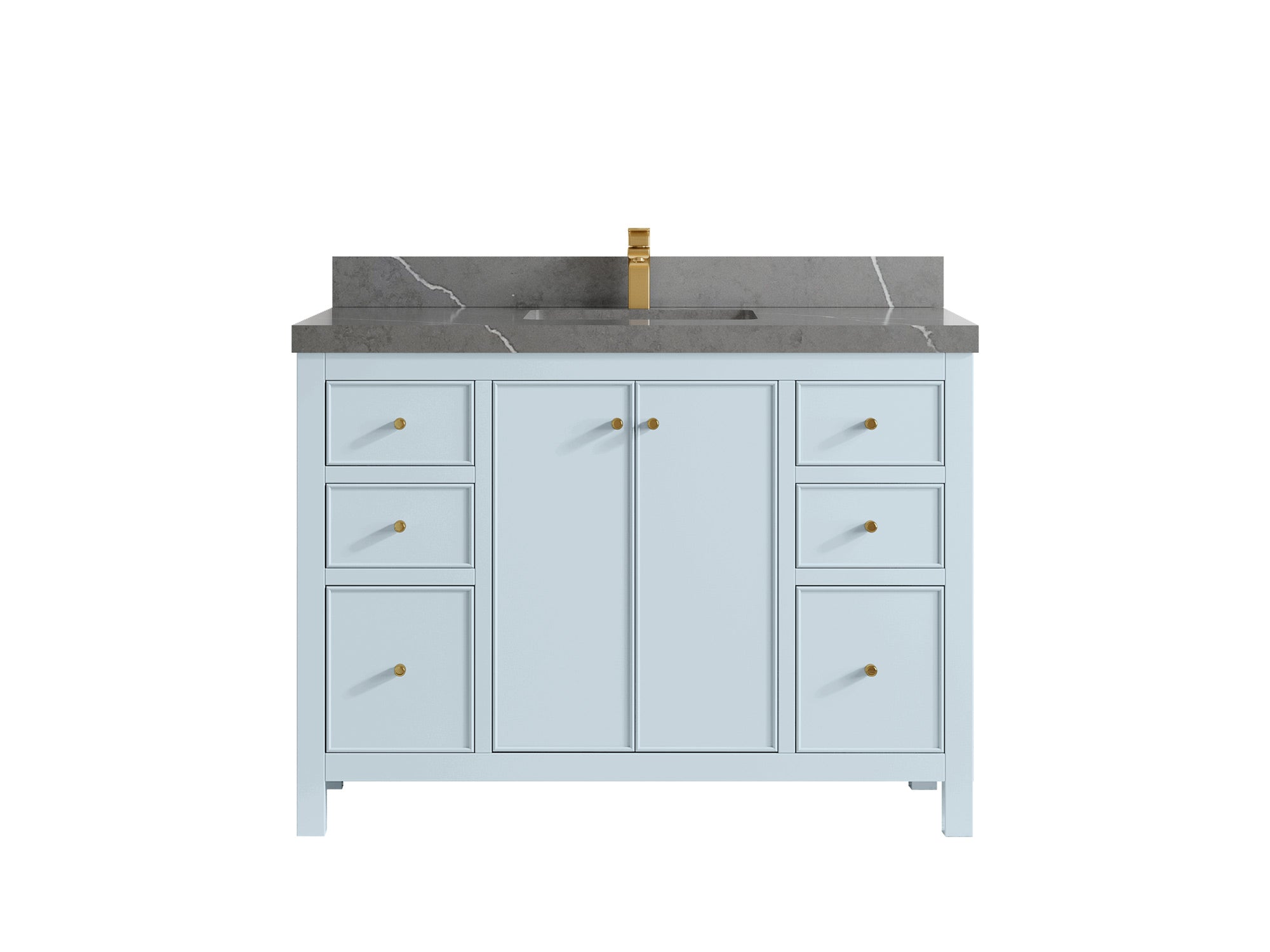 Chicago 48 in. W x 22 in. D Single Sink Bathroom Vanity - Willow Bath and Vanity