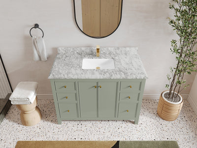 Chicago 48 in. W x 22 in. D Single Sink Bathroom Vanity - Willow Bath and Vanity
