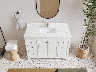 Chicago 48 in. W x 22 in. D Single Sink Bathroom Vanity - Willow Bath and Vanity