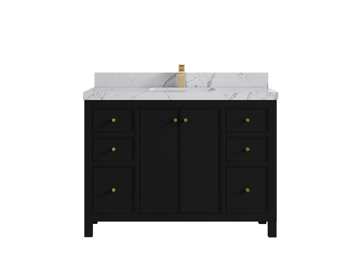 Chicago 48 in. W x 22 in. D Single Sink Bathroom Vanity - Willow Bath and Vanity