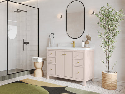 Chicago 48 in. W x 22 in. D Single Sink Bathroom Vanity - Willow Bath and Vanity
