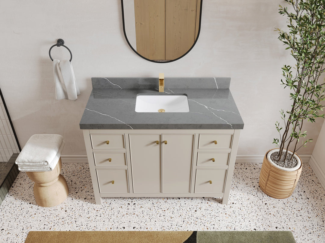 Chicago 48 in. W x 22 in. D Single Sink Bathroom Vanity - Willow Bath and Vanity