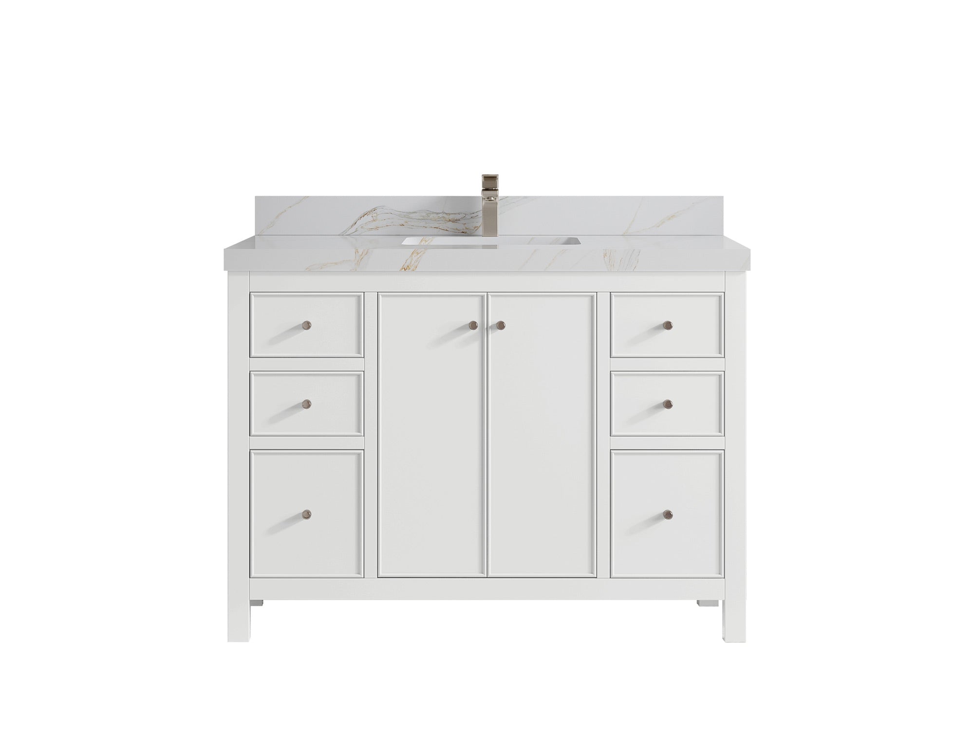 Chicago 48 in. W x 22 in. D Single Sink Bathroom Vanity - Willow Bath and Vanity
