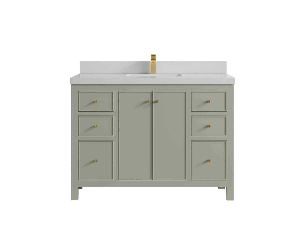 Chicago 48 in. W x 22 in. D Single Sink Bathroom Vanity - Willow Bath and Vanity