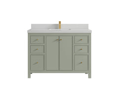 Chicago 48 in. W x 22 in. D Single Sink Bathroom Vanity - photo 13