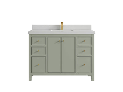 Chicago 48 in. W x 22 in. D Single Sink Bathroom Vanity - Willow Bath and Vanity