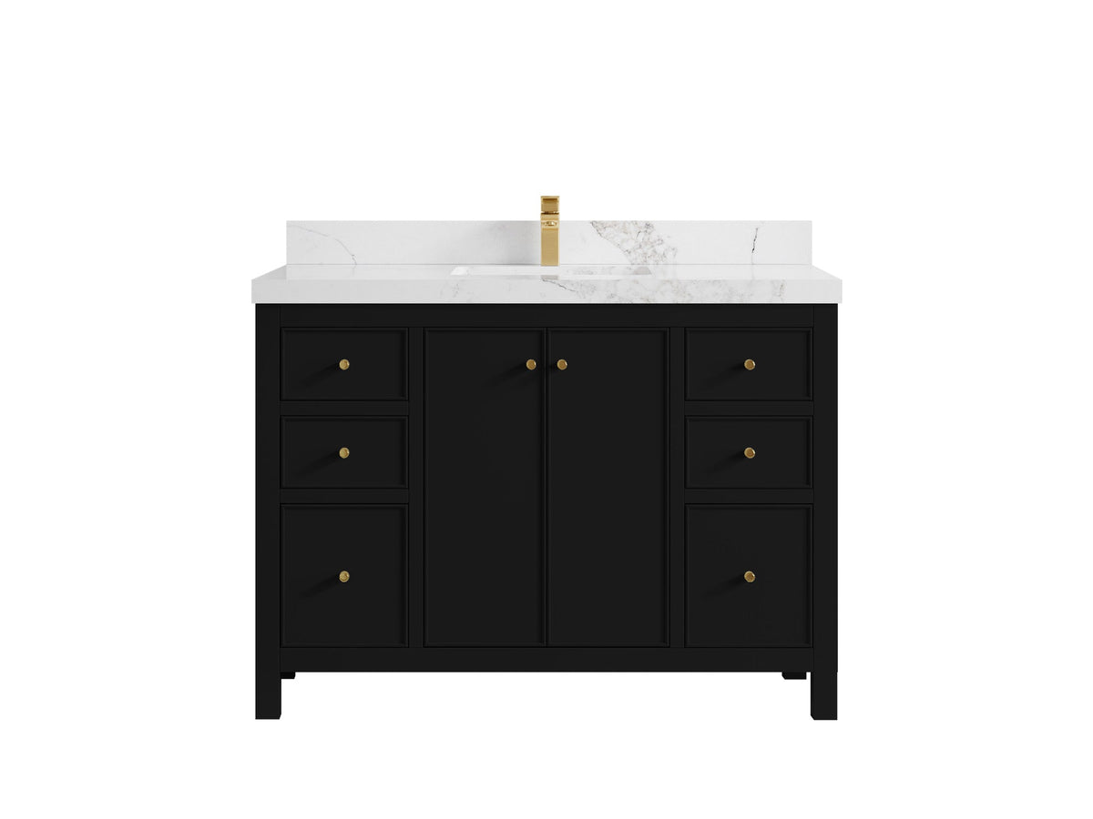 Chicago 48 in. W x 22 in. D Single Sink Bathroom Vanity - Willow Bath and Vanity