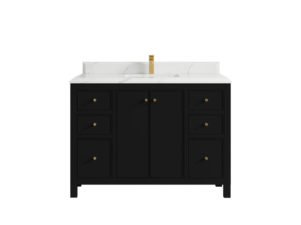 Chicago 48 in. W x 22 in. D Single Sink Bathroom Vanity - Willow Bath and Vanity