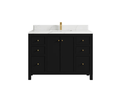 Chicago 48 in. W x 22 in. D Single Sink Bathroom Vanity - Willow Bath and Vanity