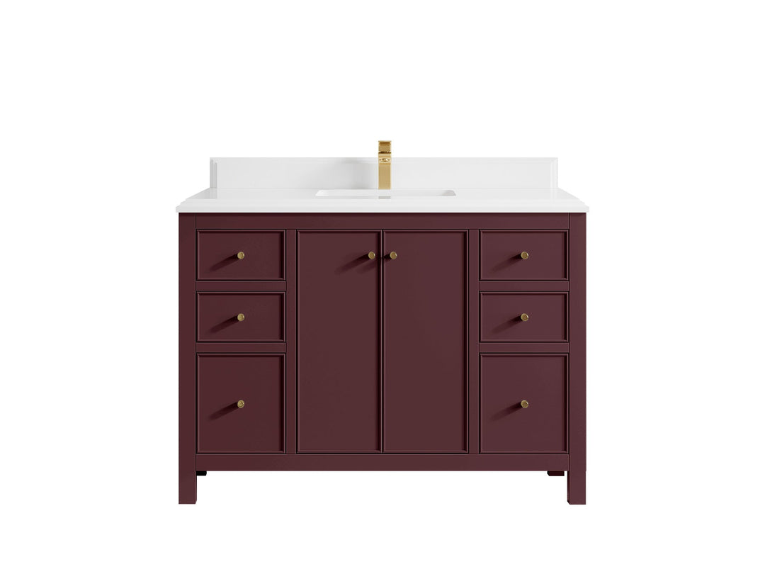 Chicago 48 in. W x 22 in. D Single Sink Bathroom Vanity - Willow Bath and Vanity