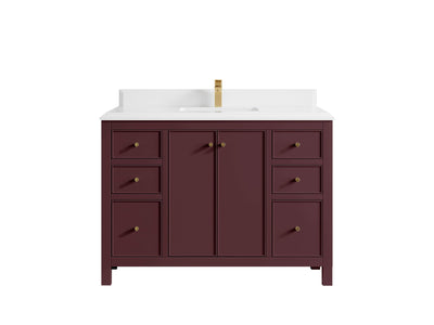 Chicago 48 in. W x 22 in. D Single Sink Bathroom Vanity - Willow Bath and Vanity