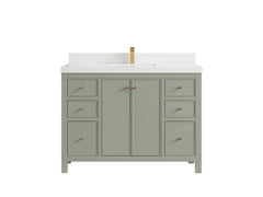 Chicago 48 in. W x 22 in. D Single Sink Bathroom Vanity - photo 45