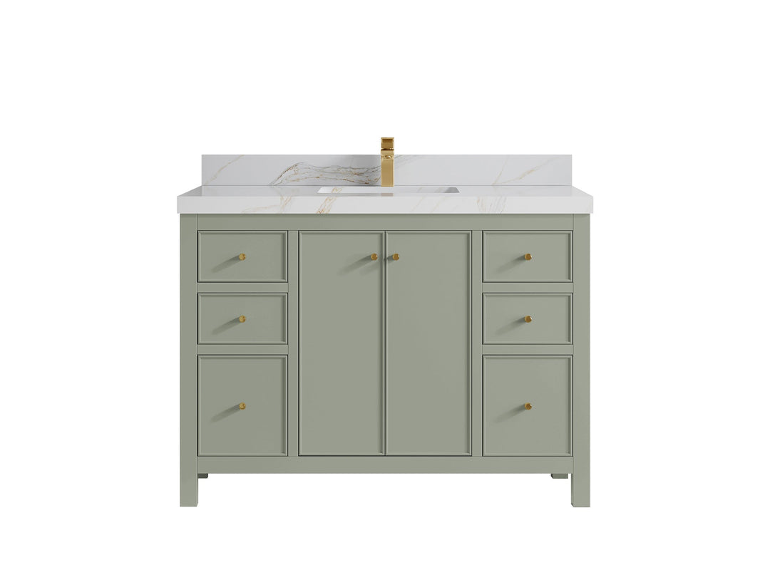 Chicago 48 in. W x 22 in. D Single Sink Bathroom Vanity - Willow Bath and Vanity