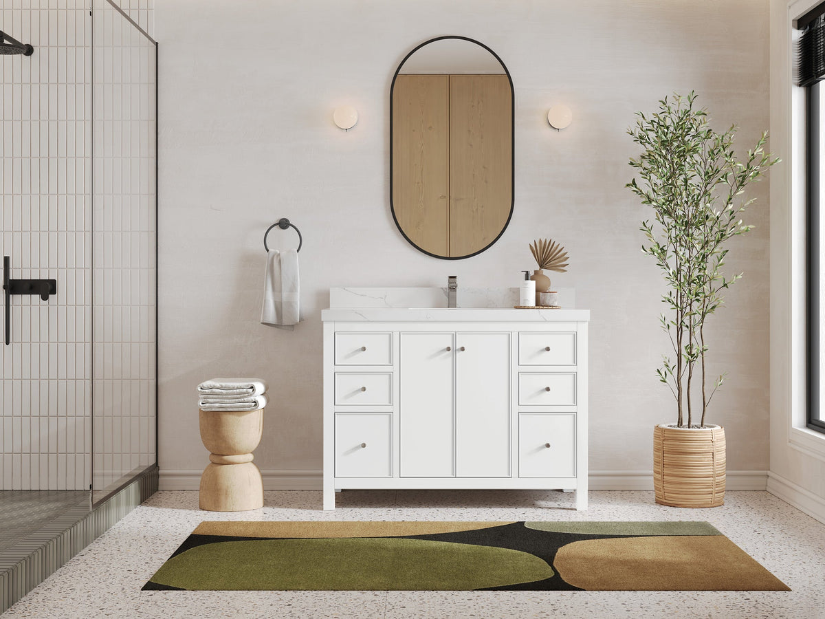 Chicago 48 in. W x 22 in. D Single Sink Bathroom Vanity - Willow Bath and Vanity