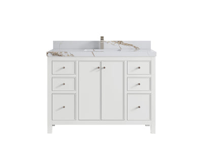 Chicago 48 in. W x 22 in. D Single Sink Bathroom Vanity - Willow Bath and Vanity